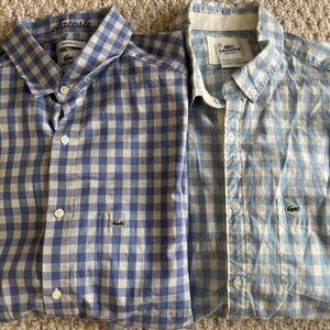Men’s Lacoste Long Sleeve Dress Shirts size 42 Bundle